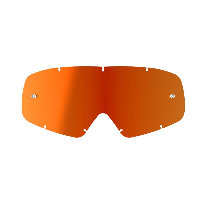 Dziecięca plexi do okularów Alpinestars Vision Youth lustrzana czerwona