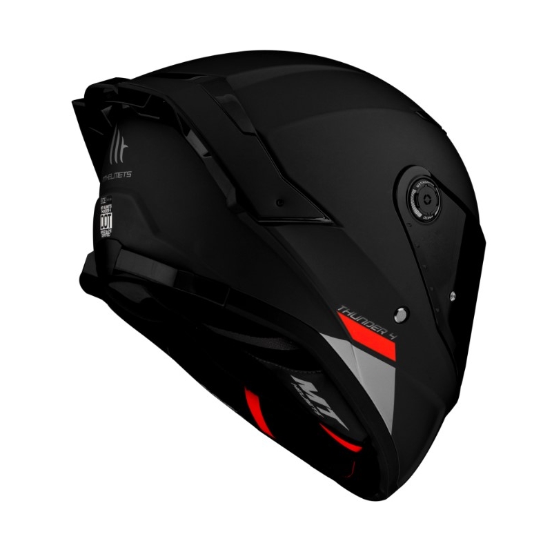 Kask motocyklowy integralny MT FF118SV Thunder 4 SV czarny mat - II gatunek - II. jakość