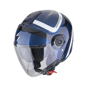 Kask otwarty Scorpion EXO-CITY II RIVA niebiesko-czarny