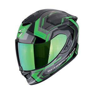 Integralny kask motocyklowy Scorpion EXO-1400 EVO II AIR LINART czarno-zielony