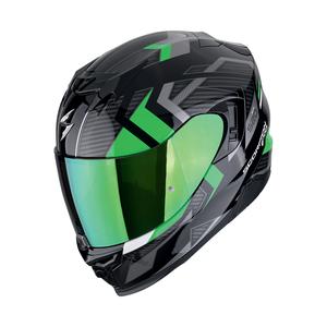 Kask motocyklowy integralny Scorpion EXO-520 EVO AIR SENSUS czarno-zielony