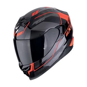 Integralny kask motocyklowy Scorpion EXO-520 EVO AIR LENA czarno-czerwony