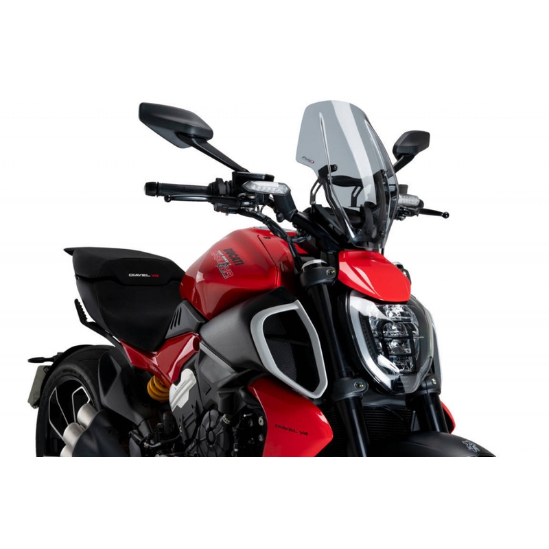 Windshield PUIG NEW GENERATION smoke adjustable