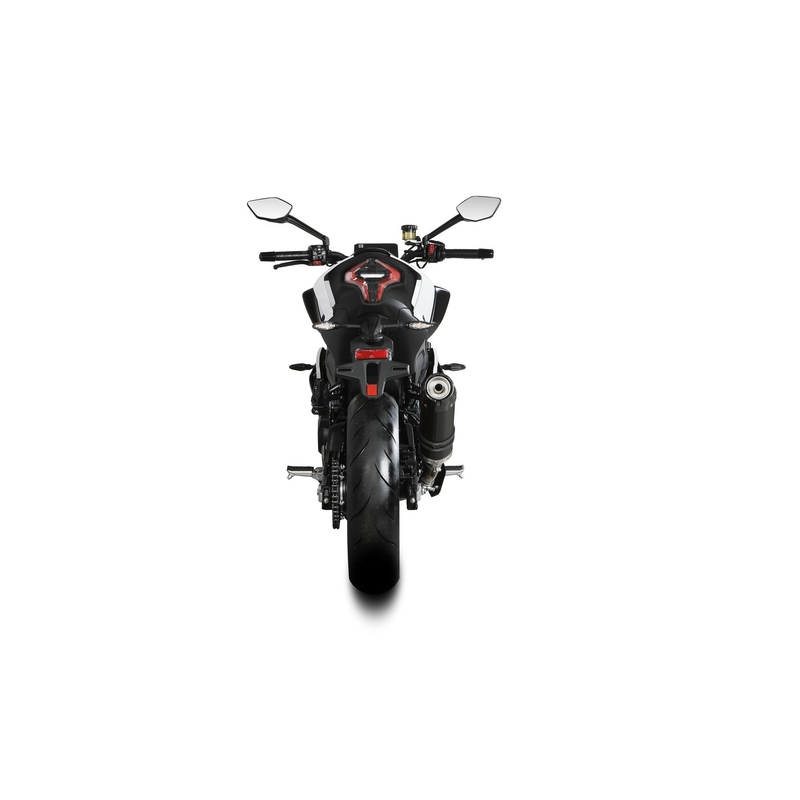 Silencer STORM GP Black with carbon cap for CFMOTO 450 NK 2023-2024