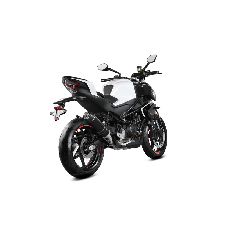 Silencer STORM GP Black with carbon cap for CFMOTO 450 NK 2023-2024