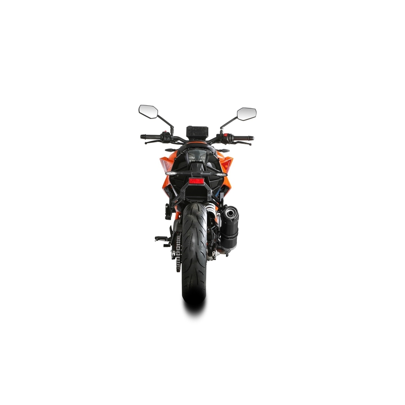 Silencer STORM GP Black with carbon cap for KTM Duke 390 2024-2026, KTM Duke 125 2024-2026