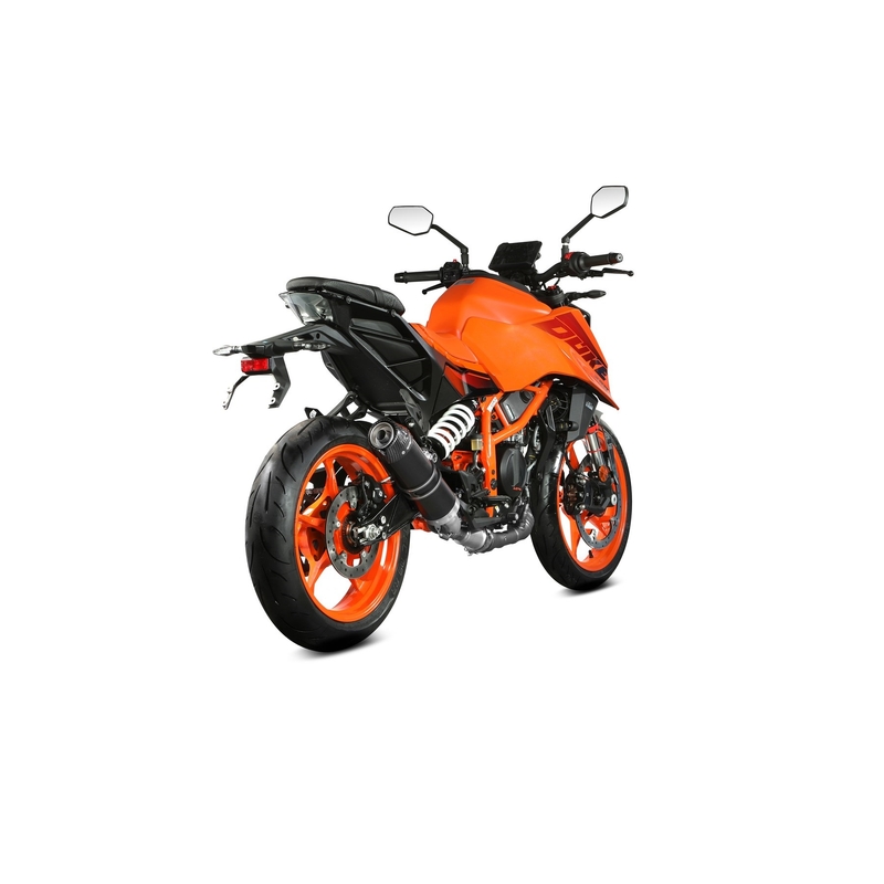 Silencer STORM GP Black with carbon cap for KTM Duke 390 2024-2026, KTM Duke 125 2024-2026