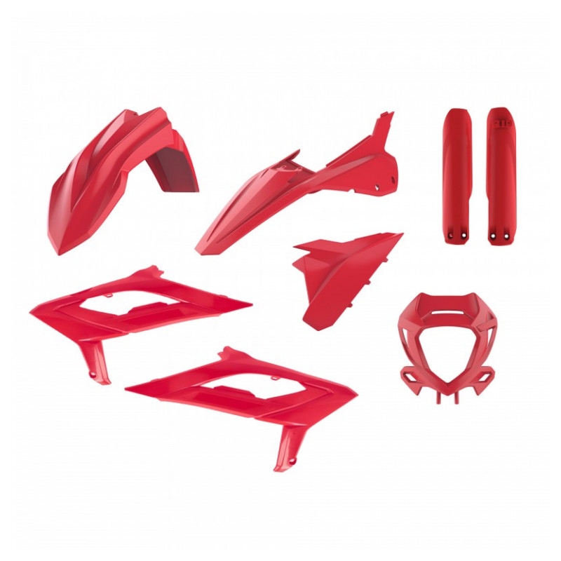 Plastic body kit POLISPORT Red