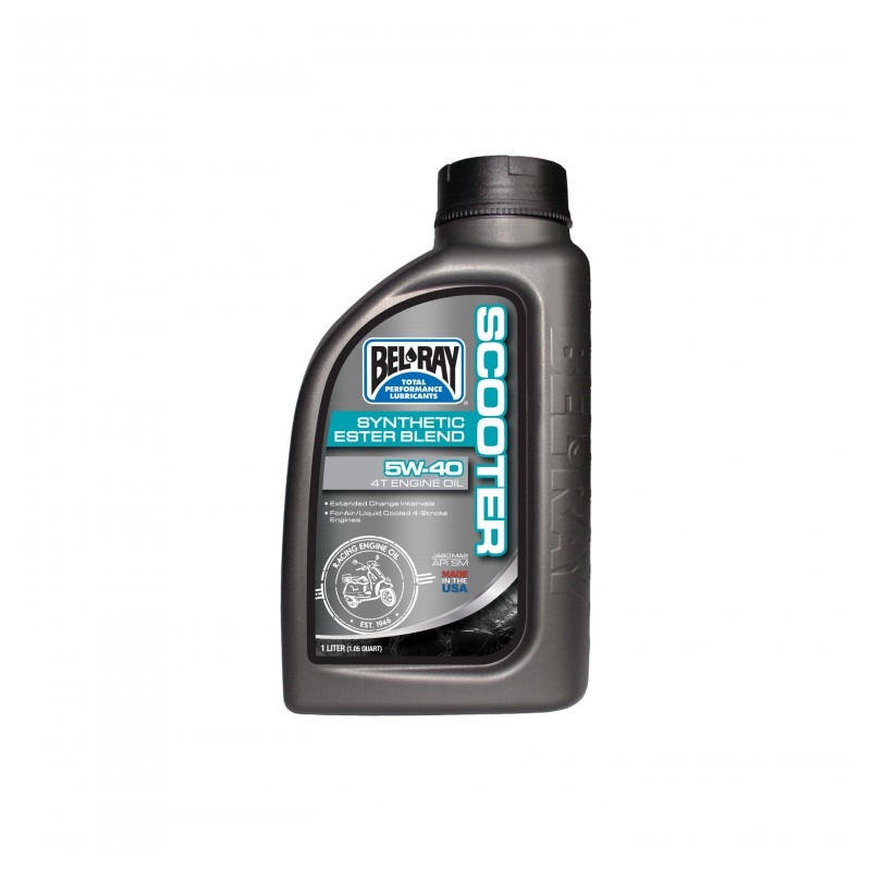 Engine oil Bel-Ray SCOOTER SYNTHETIC ESTER BLEND 4T 5W-40 1 l