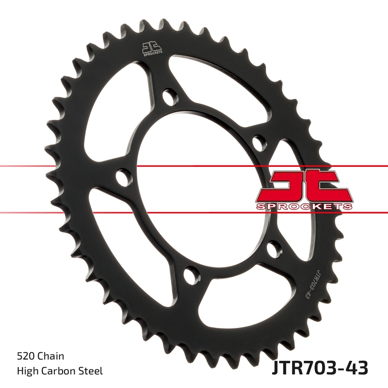 Rear sprocket JT 43T, 520