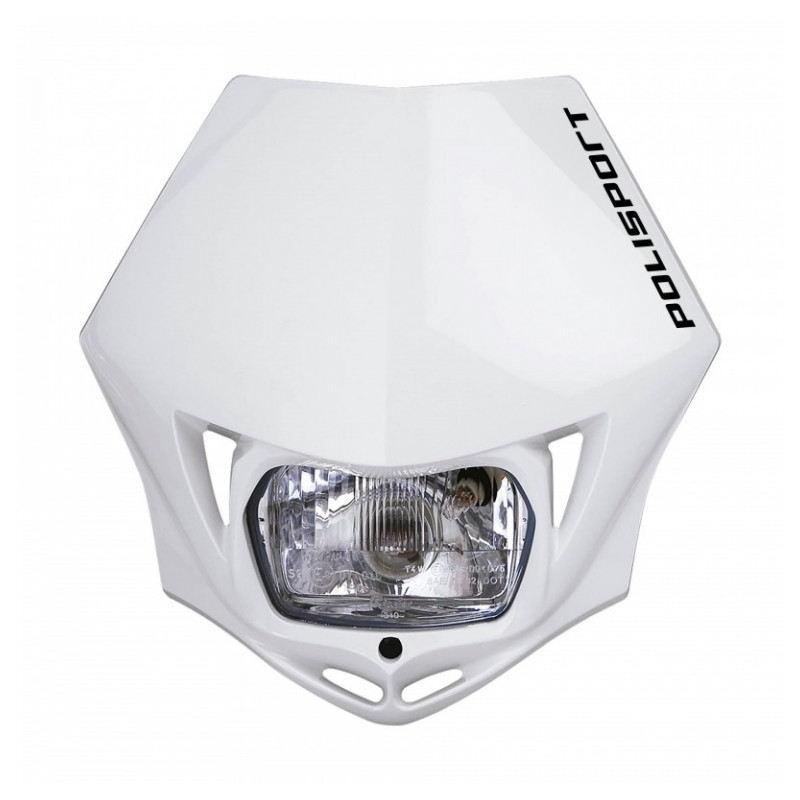 Headlight POLISPORT MMX White