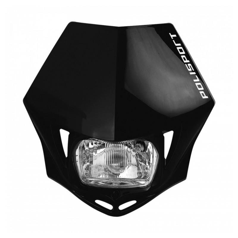 Headlight POLISPORT MMX Black