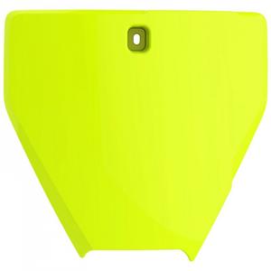 Number Plate POLISPORT 8665800004 Yellow fluo
