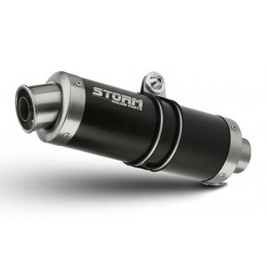 Full exhaust system 1x1 STORM GP Y.067.LXSB Black