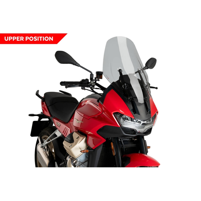 Windscreen PUIG TOURING smoke for MOTO GUZZI V100 Mandello 1000 / S 2023-2026, MOTO GUZZI Stelvio 1000 2024-2026