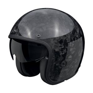 Kask motocyklowy otwarty Scorpion Belfast EVO ONYX CARBON SOLID czarny