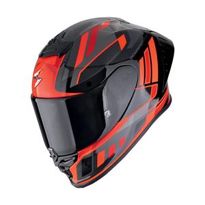 Integralny kask motocyklowy Scorpion EXO-R1 EVO II AIR VITAL czarno-srebrno-czerwony