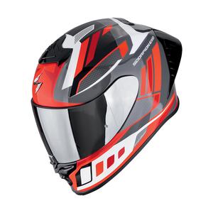 Integralny kask motocyklowy Scorpion EXO-R1 EVO II AIR VITAL szaro-biało-czerwony