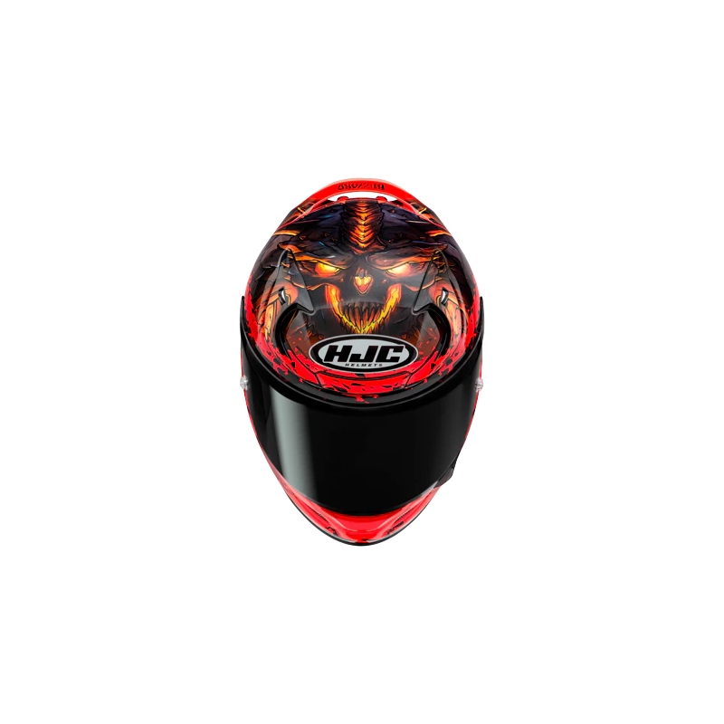 Kask integralny HJC RPHA 12 Diablo Blizzard w kolorze czerwonym wyprzedaż