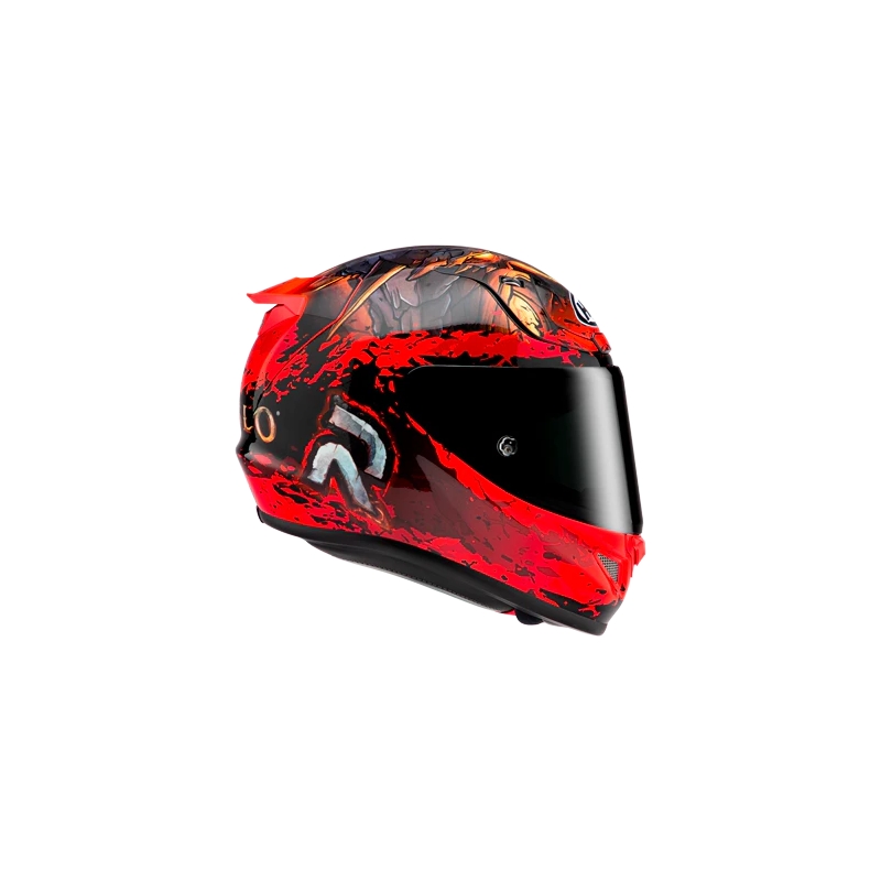 Kask integralny HJC RPHA 12 Diablo Blizzard w kolorze czerwonym wyprzedaż