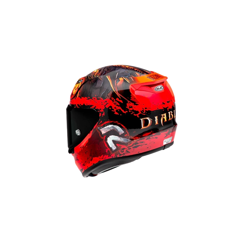 Kask integralny HJC RPHA 12 Diablo Blizzard w kolorze czerwonym wyprzedaż
