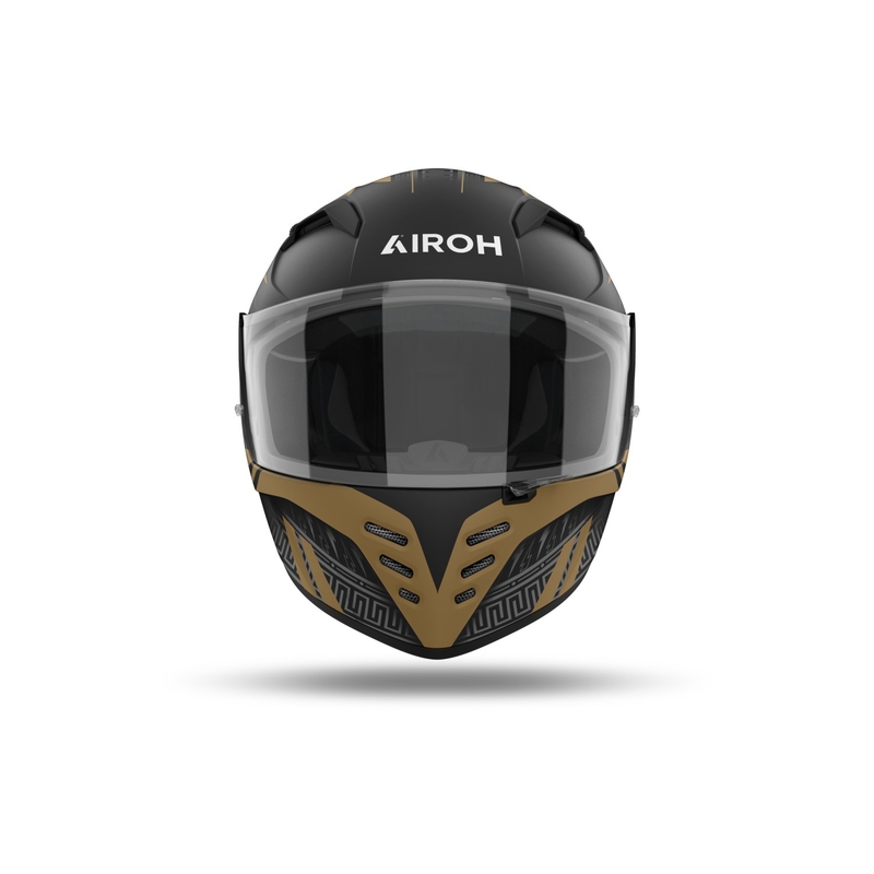 Zintegrowany kask motocyklowy Airoh CONNOR Zeus matowo-czarno-złoty