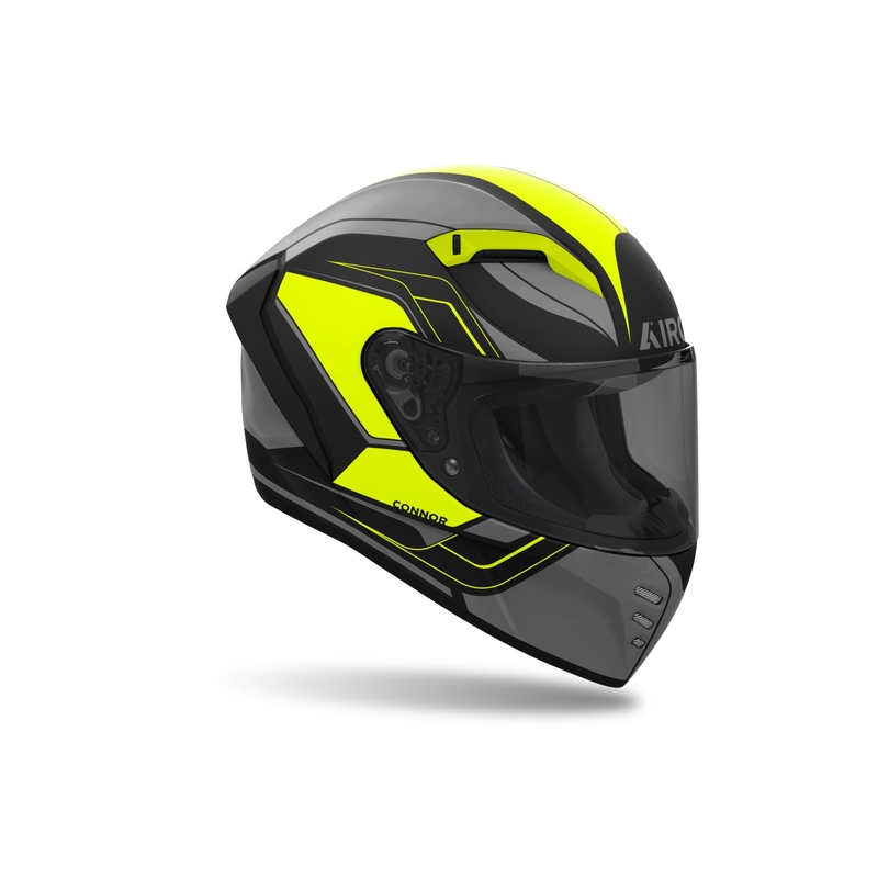 Zintegrowany kask motocyklowy Airoh CONNOR Dunk matowy żółty