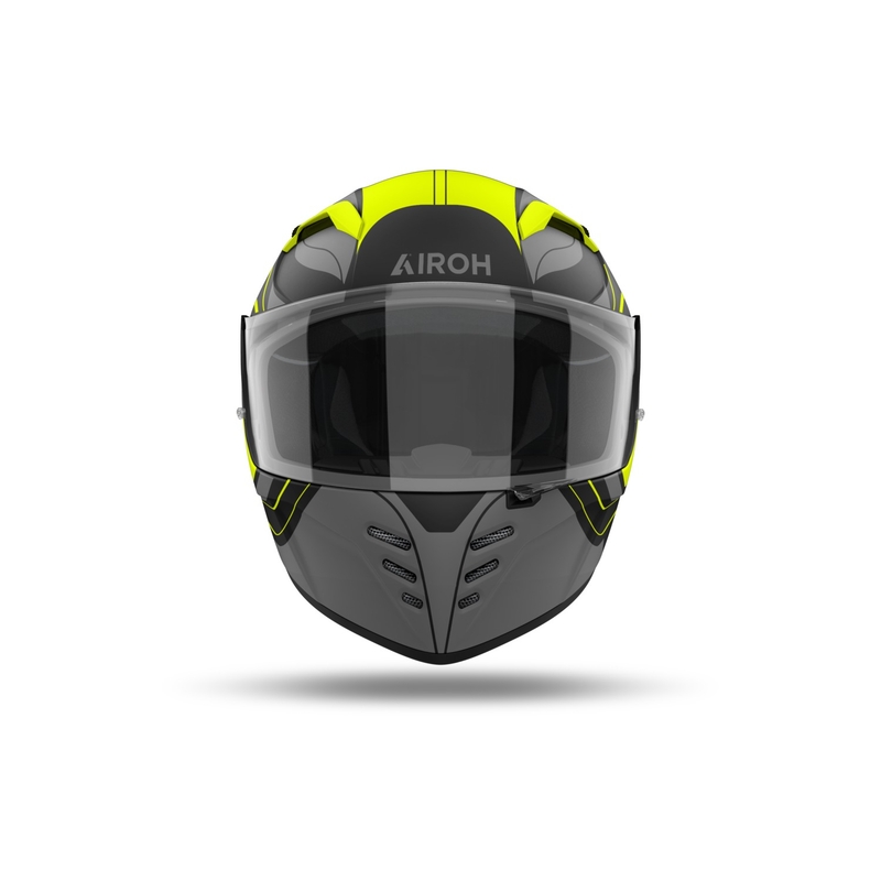 Zintegrowany kask motocyklowy Airoh CONNOR Dunk matowy żółty