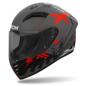 Zintegrowany kask motocyklowy Airoh CONNOR Desperado matowy pomarańczowy