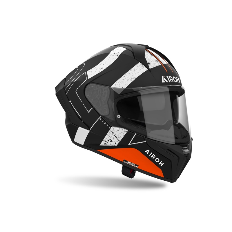 Zintegrowany kask motocyklowy Airoh MATRYX Scope matowy pomarańczowy