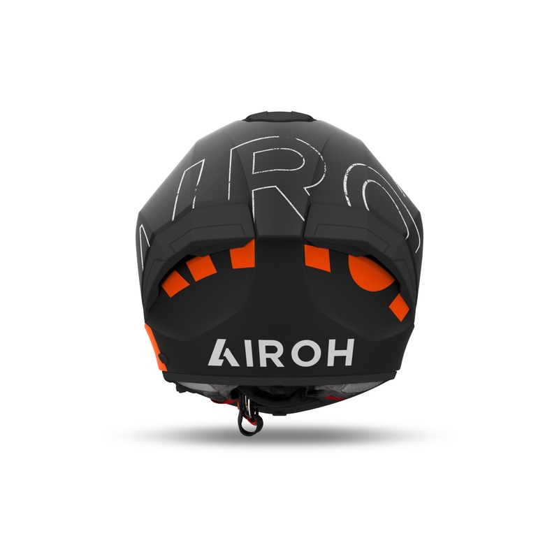 Zintegrowany kask motocyklowy Airoh MATRYX Scope matowy pomarańczowy