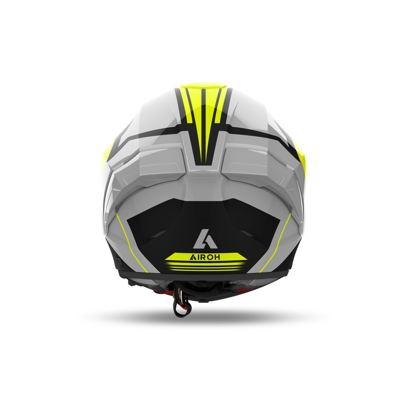 Zintegrowany kask motocyklowy Airoh MATRYX Thron żółty