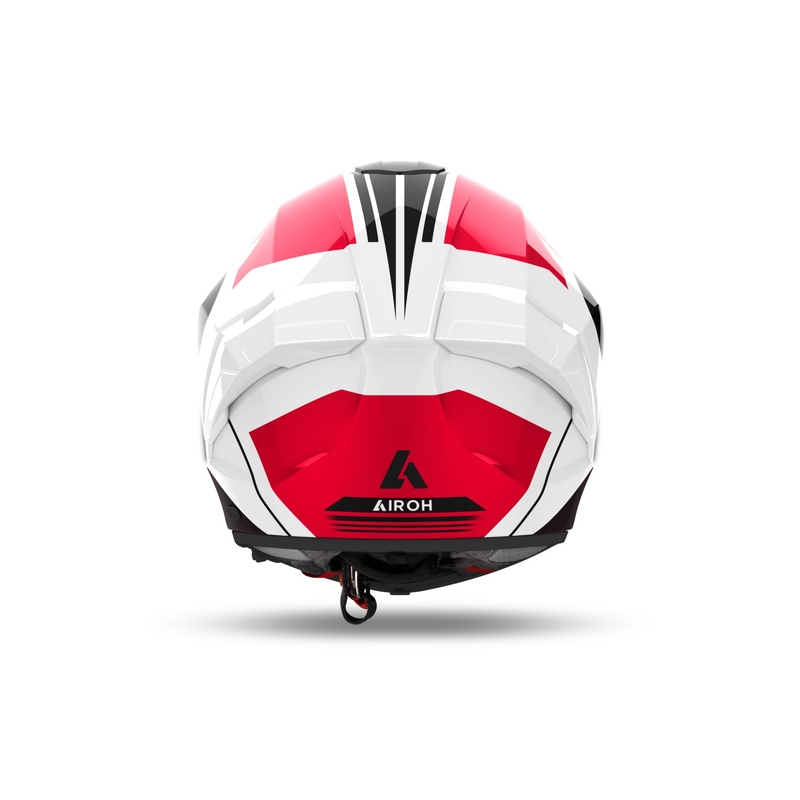 Zintegrowany kask motocyklowy Airoh MATRYX Thron czerwony
