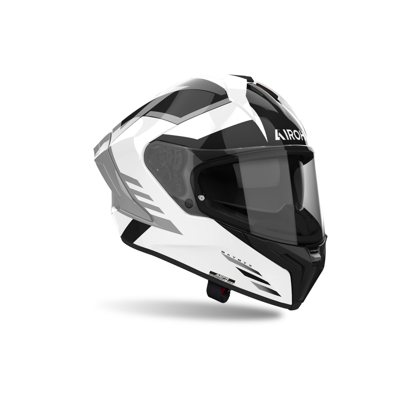 Zintegrowany kask motocyklowy Airoh MATRYX Thron biały