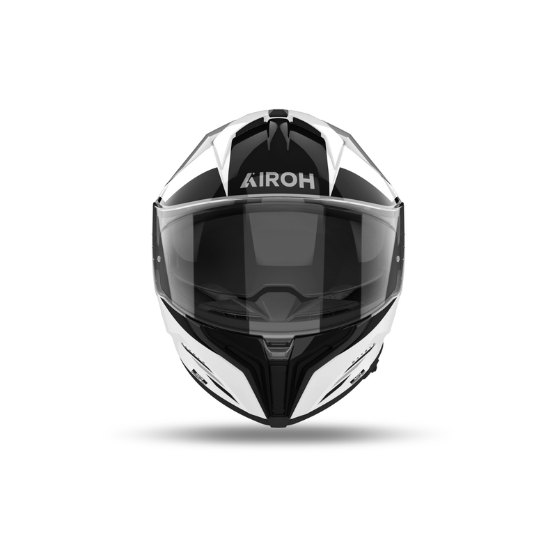 Zintegrowany kask motocyklowy Airoh MATRYX Thron biały