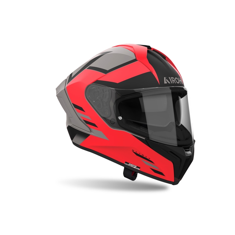 Integralny kask motocyklowy Airoh MATRYX Thron, matowo-pomarańczowy