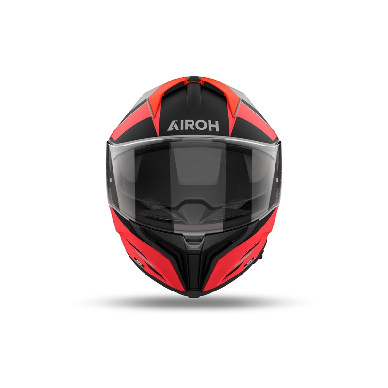 Integralny kask motocyklowy Airoh MATRYX Thron, matowo-pomarańczowy