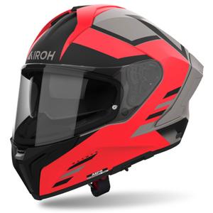 Integralny kask motocyklowy Airoh MATRYX Thron, matowo-pomarańczowy