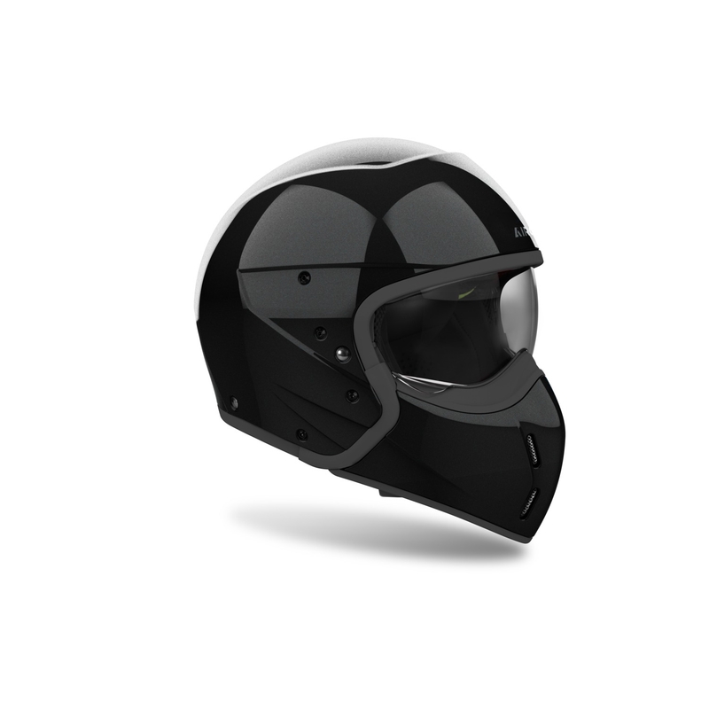Modułowy kask motocyklowy Airoh J110 Kolor czarny błyszczący