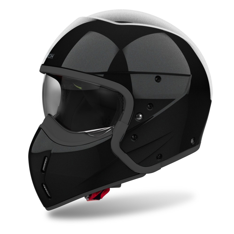 Modułowy kask motocyklowy Airoh J110 Kolor czarny błyszczący