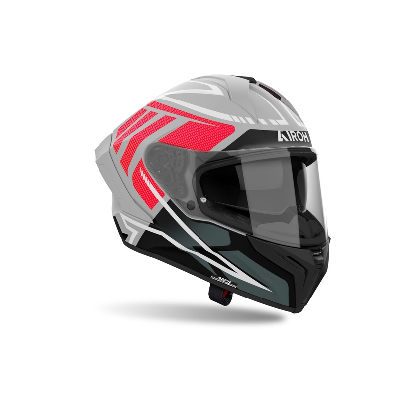 Zintegrowany kask motocyklowy Airoh MATRYX Rider matowy czerwony