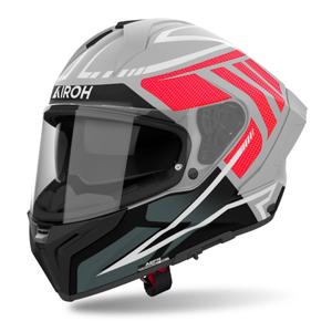 Zintegrowany kask motocyklowy Airoh MATRYX Rider matowy czerwony