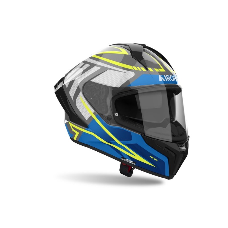 Zintegrowany kask motocyklowy Airoh MATRYX Rider błyszczący niebieski