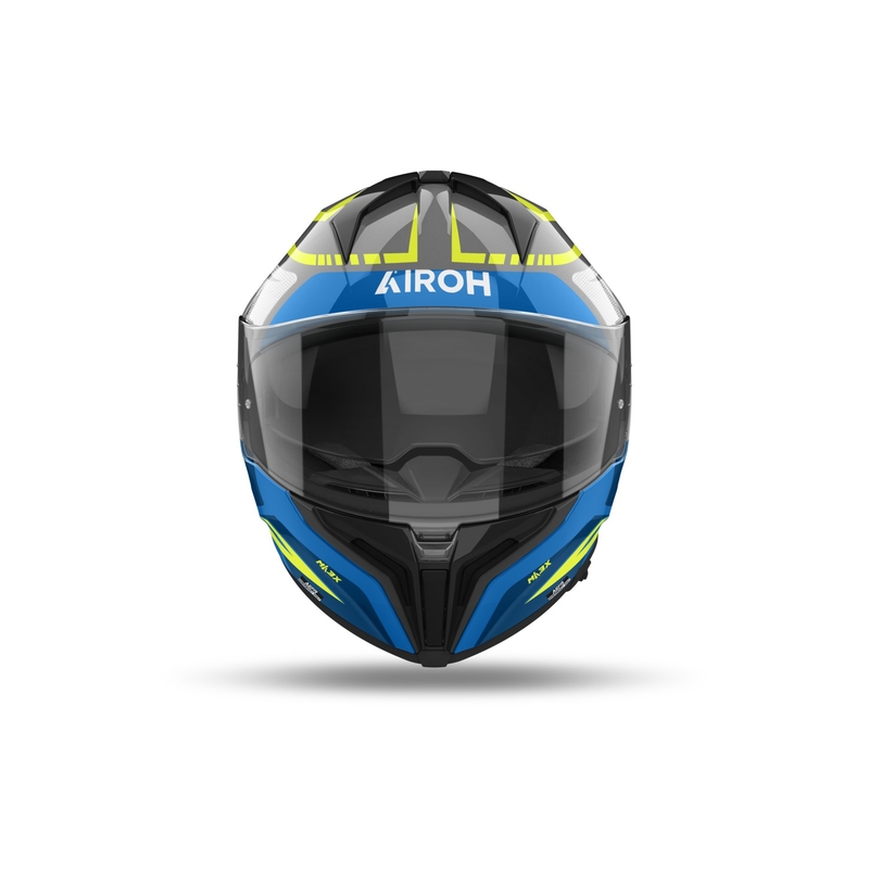 Zintegrowany kask motocyklowy Airoh MATRYX Rider błyszczący niebieski
