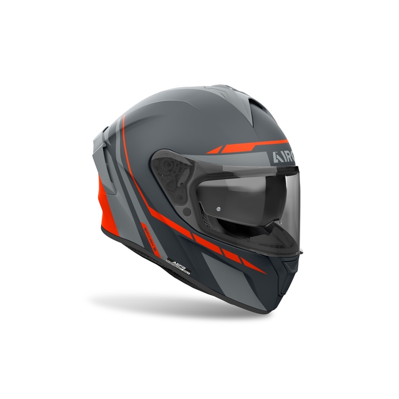Zintegrowany kask motocyklowy Airoh SPARK 2 Spinner matowy pomarańczowy
