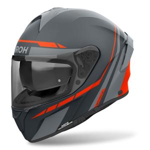 Zintegrowany kask motocyklowy Airoh SPARK 2 Spinner matowy pomarańczowy