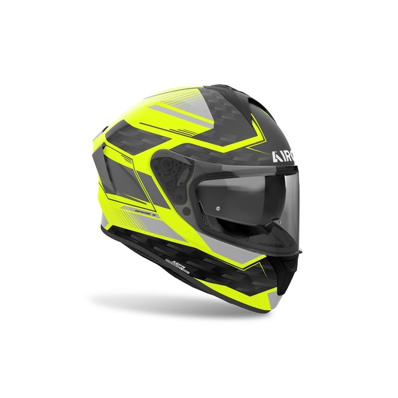 Zintegrowany kask motocyklowy Airoh SPARK 2 Zenith matowy żółty