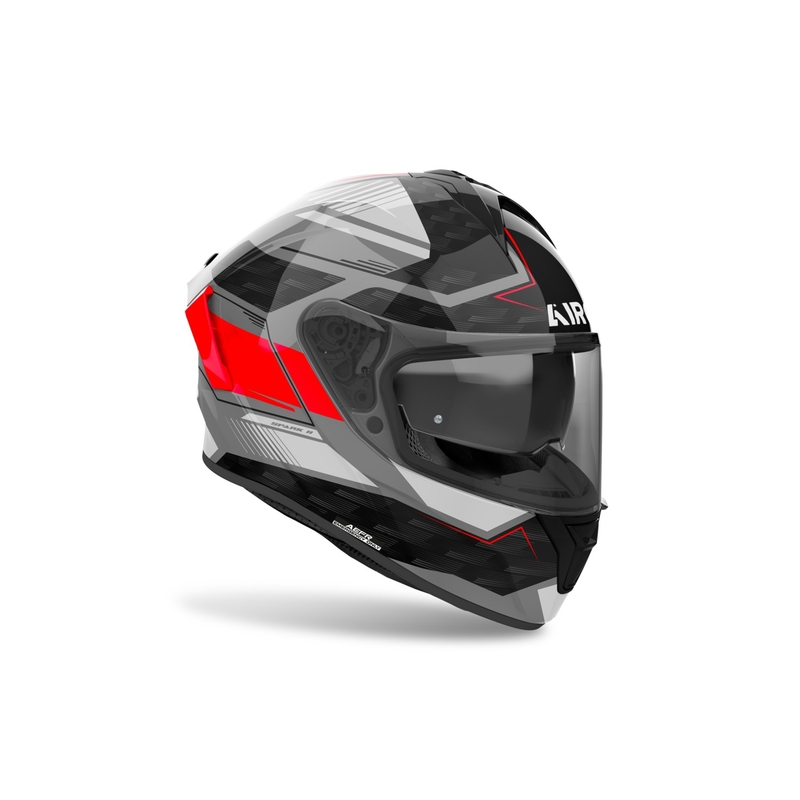 Zintegrowany kask motocyklowy Airoh SPARK 2 Zenith błyszczący czerwony