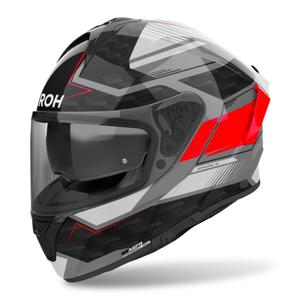 Zintegrowany kask motocyklowy Airoh SPARK 2 Zenith błyszczący czerwony