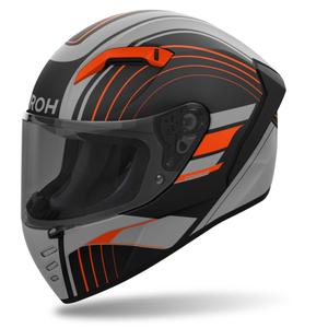 Zintegrowany kask motocyklowy Airoh CONNOR Achieve matowy pomarańczowy